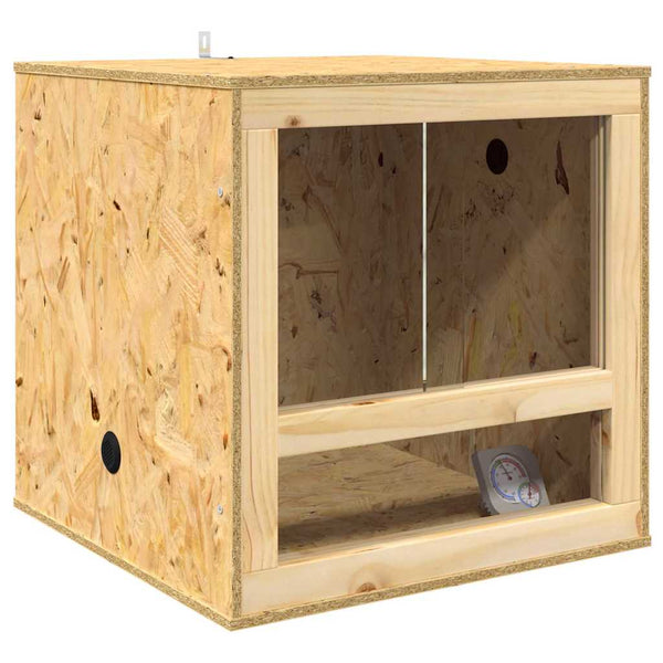 OSB Terrarium Braun 50x50x50 cm