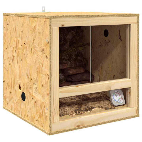 OSB Terrarium Braun 50x50x50 cm