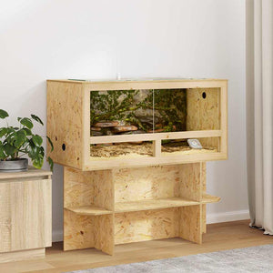 OSB Terrarium Braun 100x50x50 cm