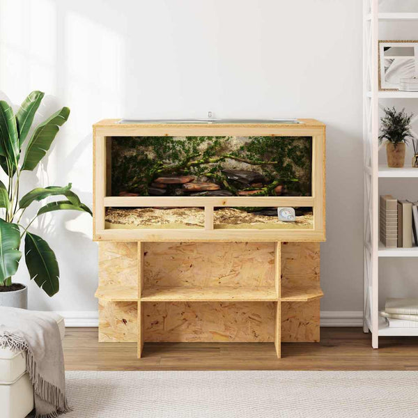 OSB Terrarium Braun 100x50x50 cm