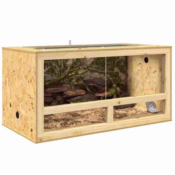 OSB Terrarium Braun 100x50x50 cm