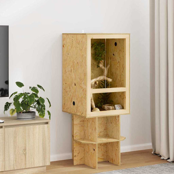 OSB Terrarium Braun 50x50x80cm