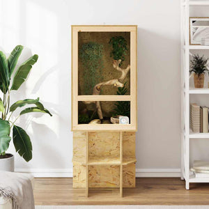 OSB Terrarium Braun 50x50x80cm