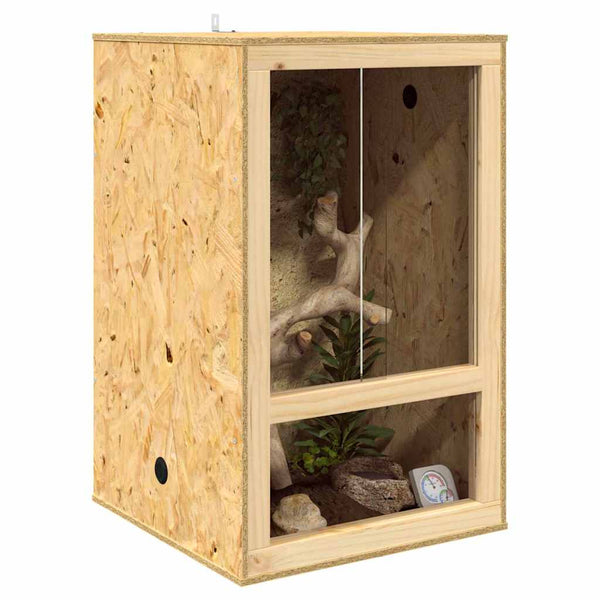 OSB Terrarium Braun 50x50x80cm