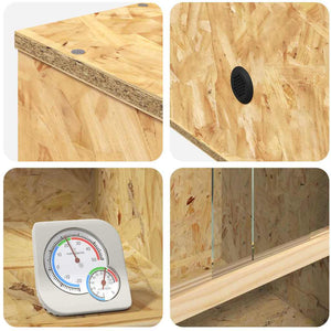 OSB Terrarium Braun 50x50x100cm