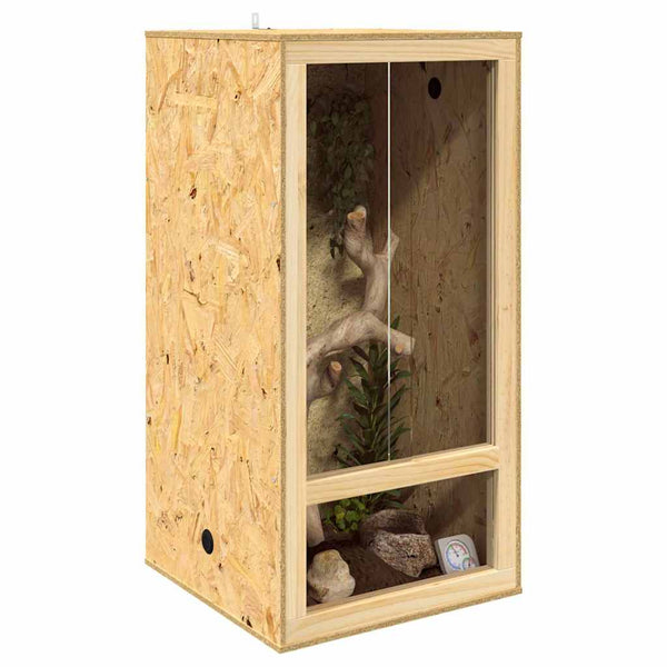 OSB Terrarium Braun 50x50x100cm