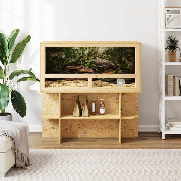 Terrarienbasis Braun 100x50x50 cm OSB