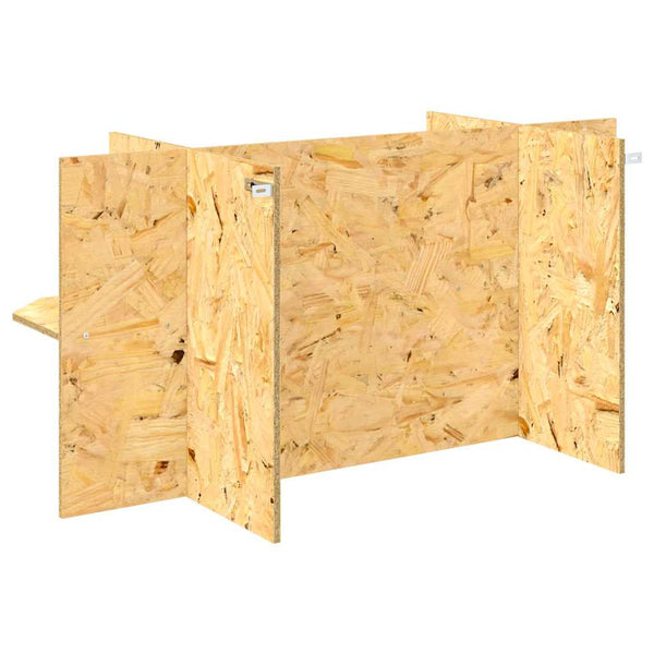 Terrarienbasis Braun 100x50x50 cm OSB