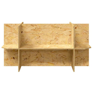 Terrarienbasis Braun 100x50x50 cm OSB