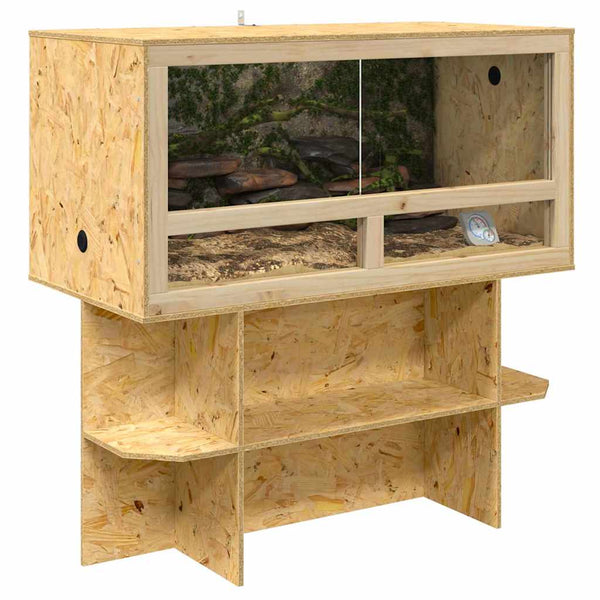 Terrarienbasis Braun 100x50x50 cm OSB