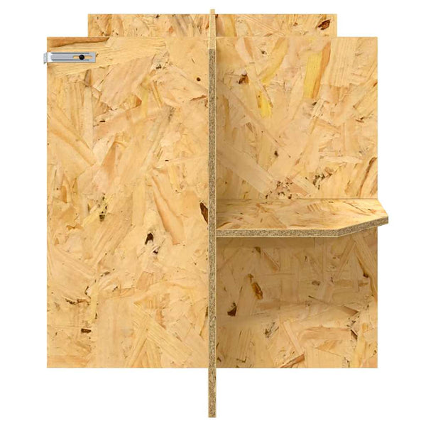 Terrarienbasis Braun 100x50x50 cm OSB