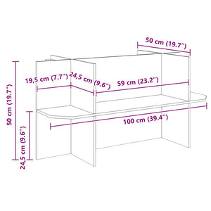 Terrarienbasis Braun 100x50x50 cm OSB