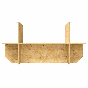 Terrarienbasis Braun 100x50x50 cm OSB