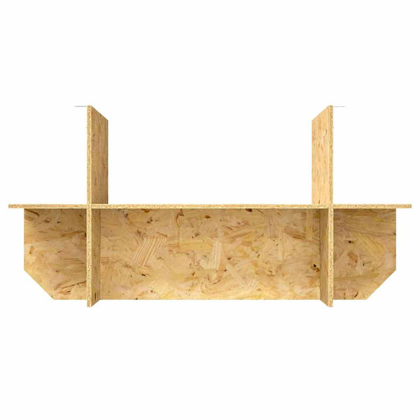 Terrarienbasis Braun 100x50x50 cm OSB
