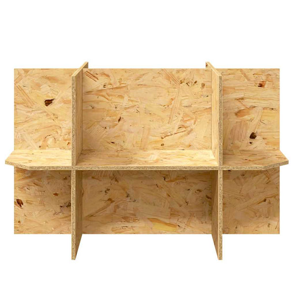 Terrarienbasis Braun 80x50x50 cm OSB