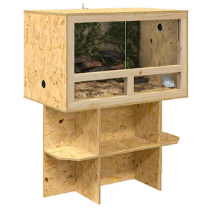 Terrarienbasis Braun 80x50x50 cm OSB