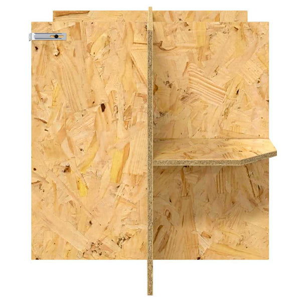 Terrarienbasis Braun 80x50x50 cm OSB
