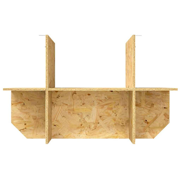 Terrarienbasis Braun 80x50x50 cm OSB