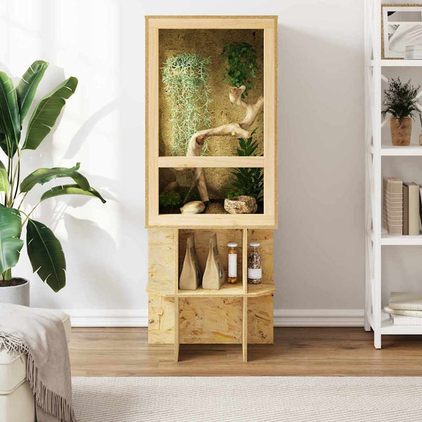 Terrarienbasis Braun OSB 50x50x50cm