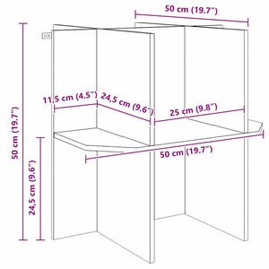 Terrarienbasis Braun OSB 50x50x50cm