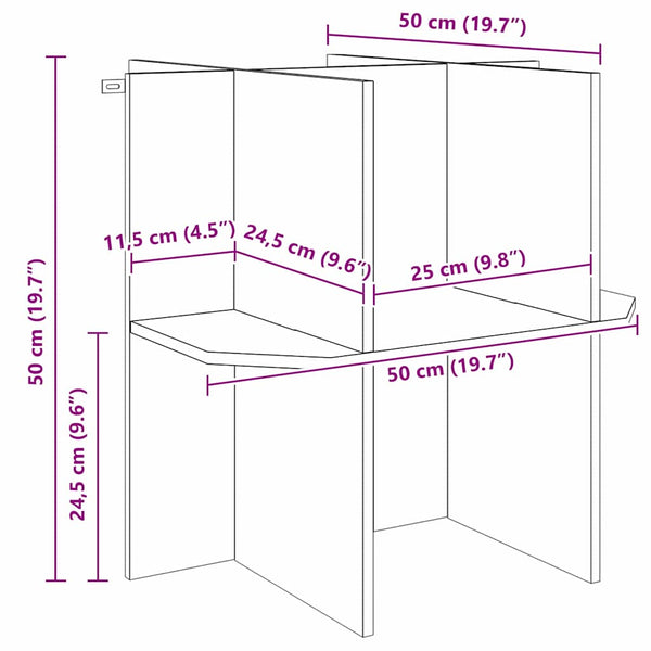 Terrarienbasis Braun OSB 50x50x50cm