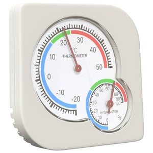 Thermo-Hygrometer Weiß für Reptilien