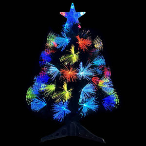Künstlicher Weihnachtsbaum mit LEDs, Grün, 64cm