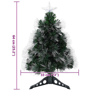Künstlicher Weihnachtsbaum mit LEDs, Grün, 64cm