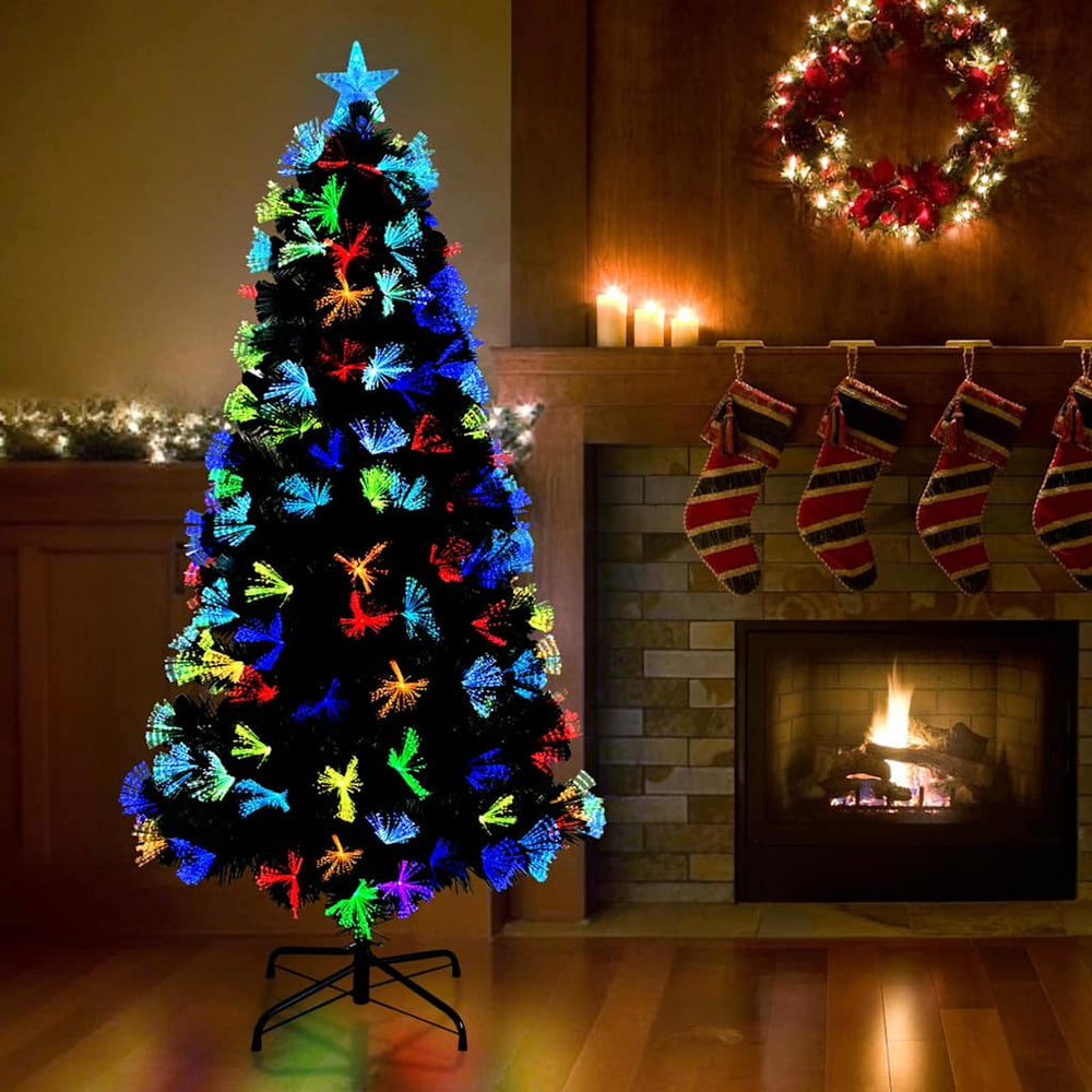 Künstlicher Weihnachtsbaum mit LEDs Grün 150cm
