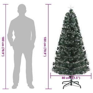 Künstlicher Weihnachtsbaum mit 210 LEDs, 180cm