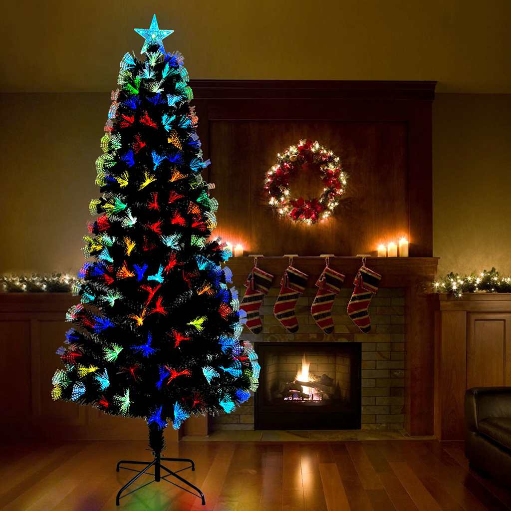 Künstlicher Weihnachtsbaum Grün mit 300 LEDs, 240cm