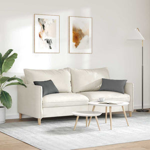 Sofakissen 2er-Set Dunkelgrau 50x30 cm
