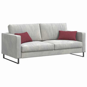 Sofakissen 2er Set Weinrot 50x30 cm