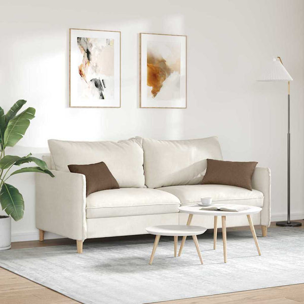 Sofakissen 2er Set Braun 50x30 cm