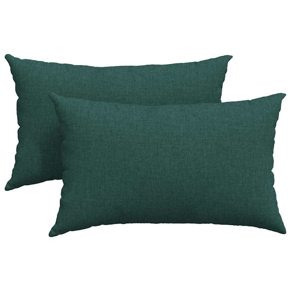 Sofakissen 2er Set Dunkelgrün 50x30 cm