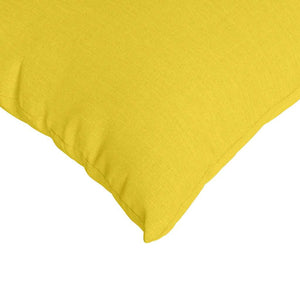 vidaXL Coussins de canapé 2 pcs Jaune clair 50 x 30 cm Tissu