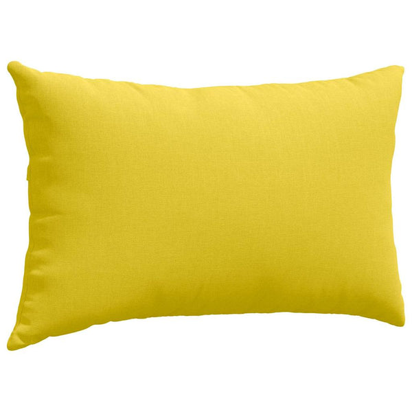 vidaXL Coussins de canapé 2 pcs Jaune clair 50 x 30 cm Tissu