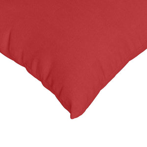 vidaXL Coussins de canapé 2 pcs Rouge 50 x 30 cm Tissu