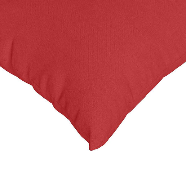 vidaXL Coussins de canapé 2 pcs Rouge 50 x 30 cm Tissu