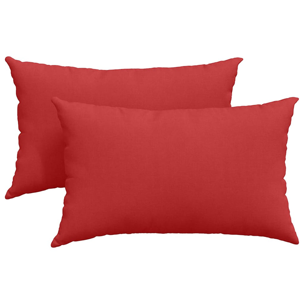 Sofakissen 2er Set Rot 50x30 cm