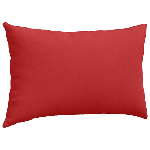 vidaXL Coussins de canapé 2 pcs Rouge 50 x 30 cm Tissu