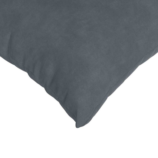 Cord Sofakissen 2er-Set Dunkelgrau 50x30 cm