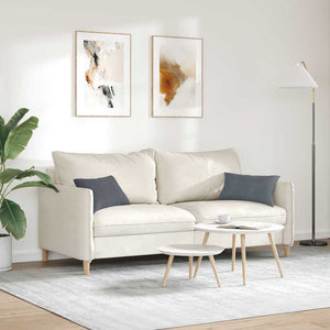 Cord Sofakissen 2er-Set Dunkelgrau 50x30 cm
