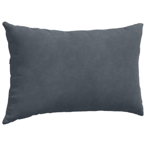 Cord Sofakissen 2er-Set Dunkelgrau 50x30 cm