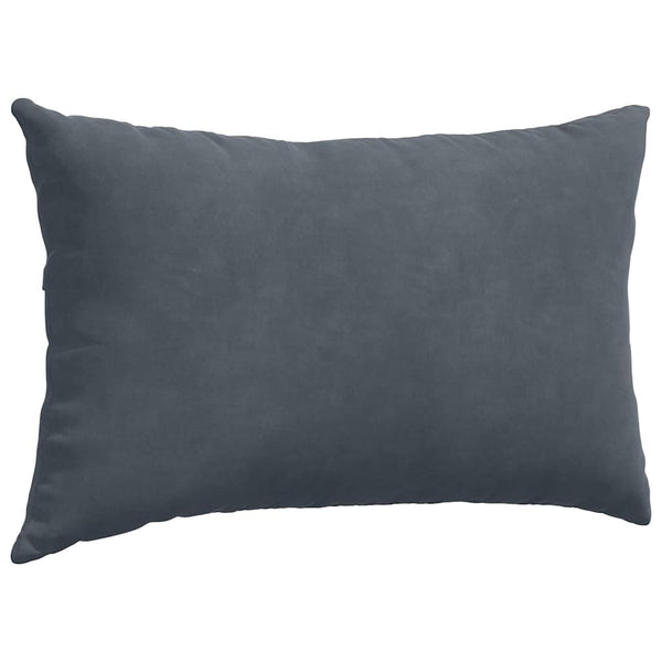 Cord Sofakissen 2er-Set Dunkelgrau 50x30 cm