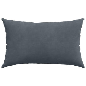 Cord Sofakissen 2er-Set Dunkelgrau 50x30 cm