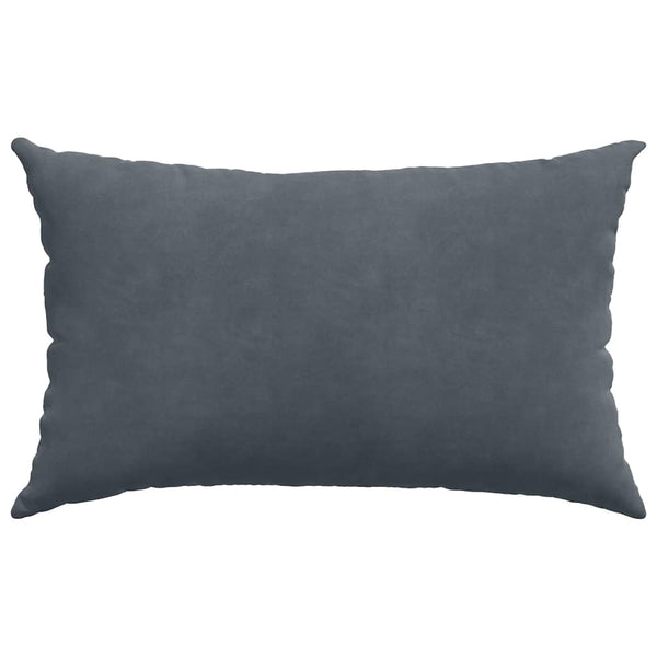 Cord Sofakissen 2er-Set Dunkelgrau 50x30 cm