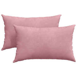 Sofakissen 2er Set Rosa Cord 50x30 cm