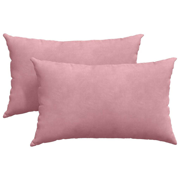 Sofakissen 2er Set Rosa Cord 50x30 cm