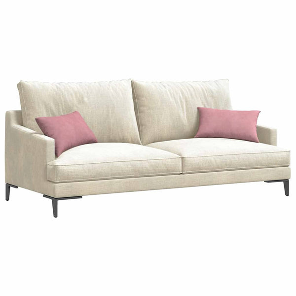 Sofakissen 2er Set Rosa Cord 50x30 cm